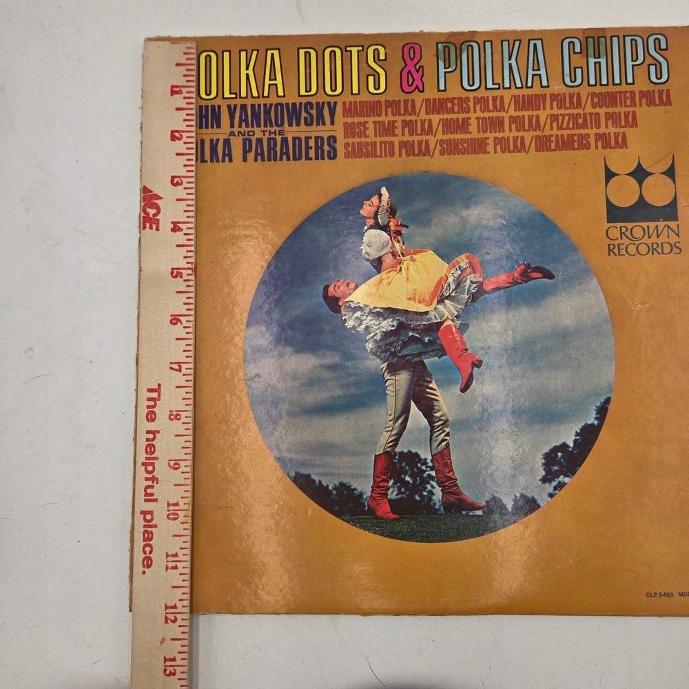 Vintage Polka Vinyl Record Lot Ray Henry Twist Polka John Yankowsky Crown Dana - Picture 7 of 7
